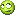 a green shy emoticon