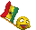 this emoticon swing a ghanaian flag