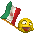 this emoticon swing a iranian flag