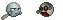 Zombie Hit Emoticon pixelled by Gomotes