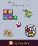 Art emoticons for your communications Art emotions from Gomotes