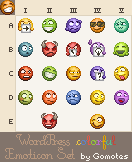 colorul WordPress emoticon set colorful WordPress emoticon set