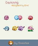 Dancing emoticons for your communications Dancing emotions from Gomotes