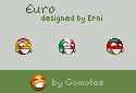 Euro 2012 emoticons for your communications Euro 2012 emotions from Gomotes