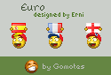 Euro 2016 emoticons for your communications Euro 2016 emotions from Gomotes