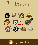 Insane emoticons for your communications Insane emotions from Gomotes