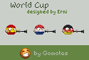 World Cup 2010 emoticons for your communications World Cup 2010 emotions from Gomotes